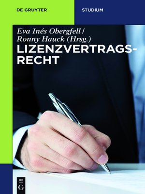 cover image of Lizenzvertragsrecht